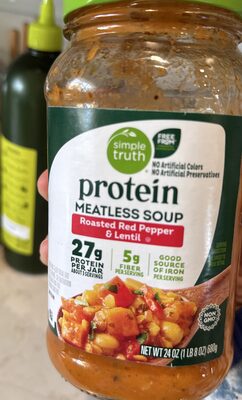 Meatless Roasted Red Pepper and Lentil