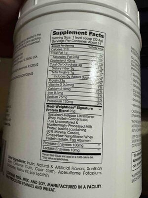 Medi-weightloss Signature Protein Blend