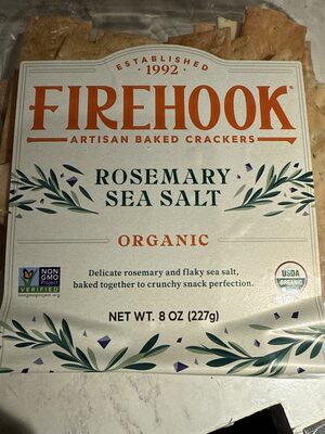 Mediterranean Baked Crackers - Rosemary Sea Salt