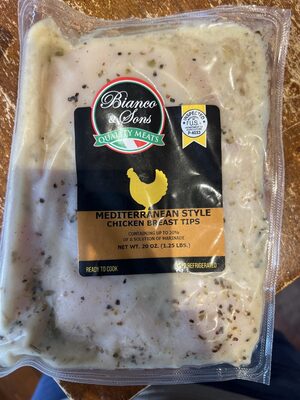 Mediterranean Style Chicken Breast Tips