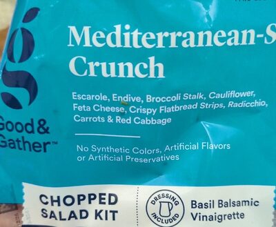 Mediterranean Style Crunch Salad