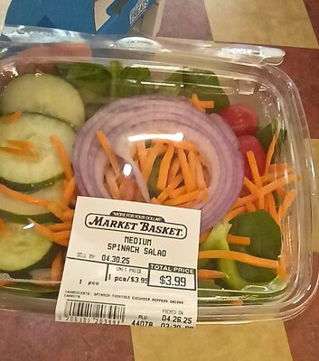 medium spinach salad