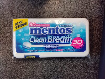 Mentos Clean Breath Intense Peppermint