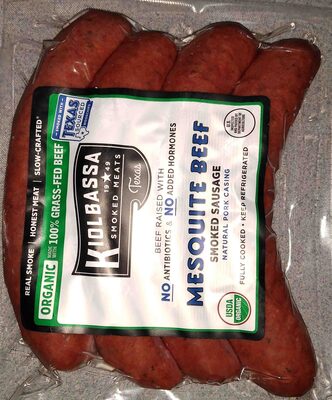 MESQUITE BEEF SMOKED SAUSAGE
