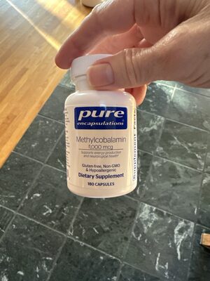 Methylcobalamin 1,000 Mcg Gluten-free, Non-gmo & Hypoallergenic