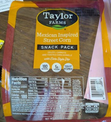 Mexican Inspired Street Corn Snack Pack