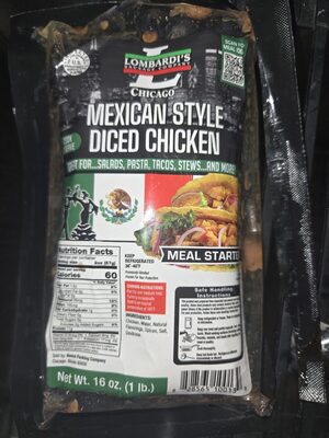 Mexican Styel Diced Chicken