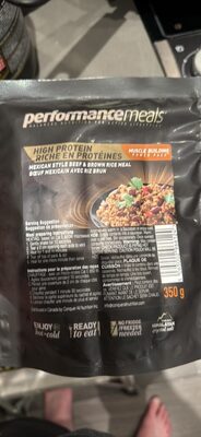 Mexican Style Beef & Brown Rice Meal