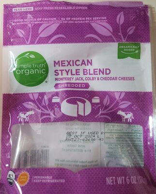 Mexican style blend shredded