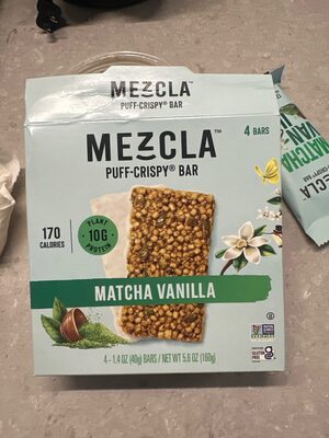 Mezcla Puff Crispy Bar Matcha Vanilla