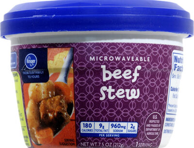 Microwaveable Beef Stew