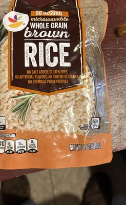 Microwaveable Whole Grain Brown Rice