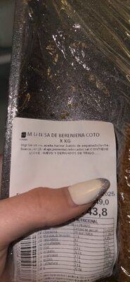 MILANESA DE BERENJENA COTO