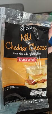 Mild Cheddar Cheese Slices