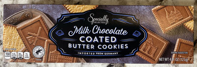 Milk Chocolate Coated Butter Cookies