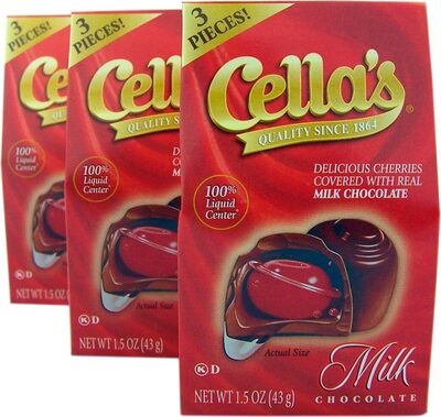 Milk chocolate covered cherries mini box