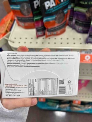 Milk Chocolate Pistachio And Kadayıf Filling