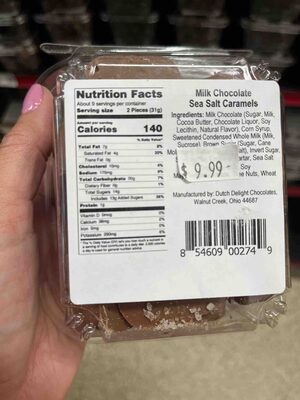 Milk Chocolate Sea Salt Caramels