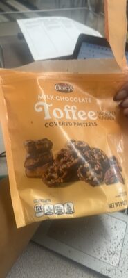 Milk Chocolate Toffee Covered Pretzels