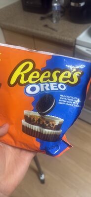 Milk Chocolate & White Creme Peanut Butter Cups with OREO Cookie Crumbs