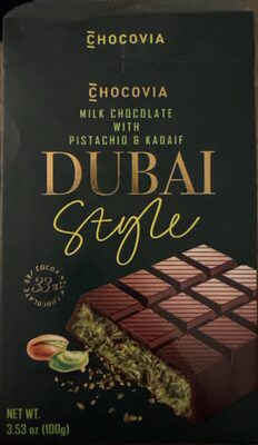 Milk Chocolate With Pistacho & Kadaif Dubai Style