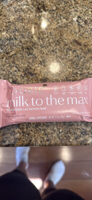 milk to the max SUPERFOOD LACTATION BAR