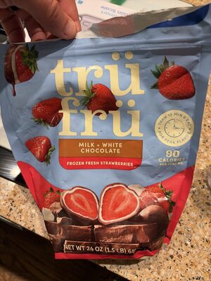 Milk + White Chocolate Frozen Fresh Strawberries