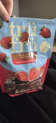 Milk + White Chocolate Frozen Fresh Strawberries