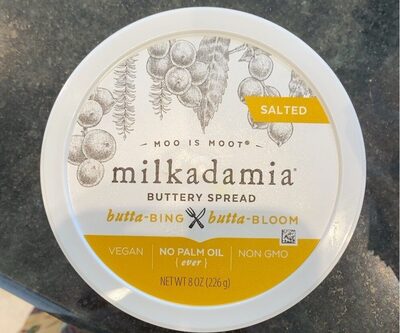 Milkadamia buttery spread