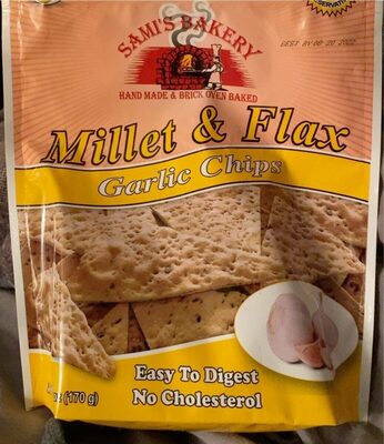 Millet & Flax Garlic Chips