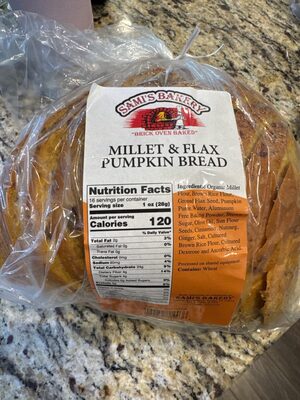 Millet & Flax Pumpkin Bread
