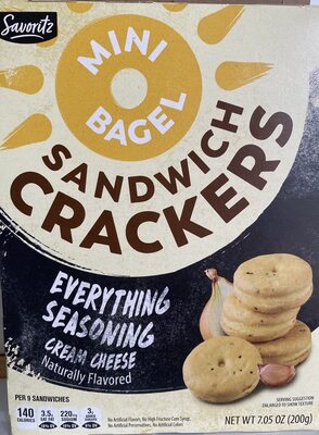 Mini Bagel Sandwich Crackers