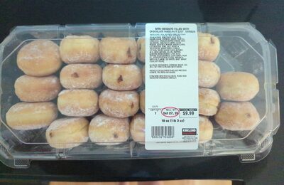 Mini Beignets Filled With Chocolate Hazelnut