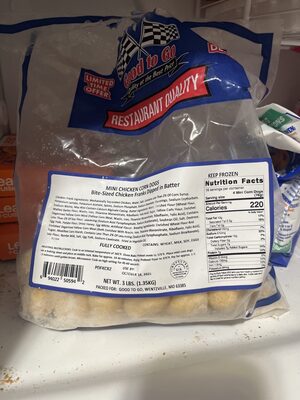 Mini Chicken Corn Dogs