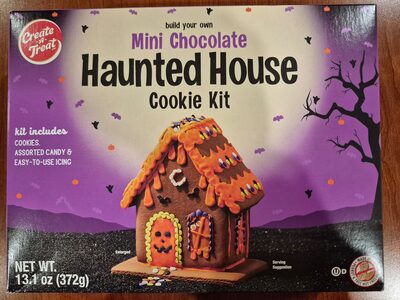 Mini Chocolate Haunted House Cookie Kit