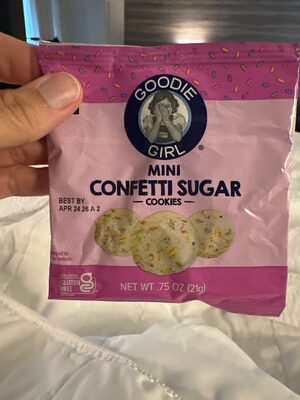 Mini Confetti Cookies