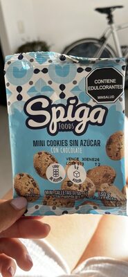 MINI COOKIES SIN AZÚCAR CON CHOCOLATE