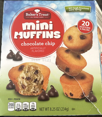 Mini Muffins Chocolate Chip
