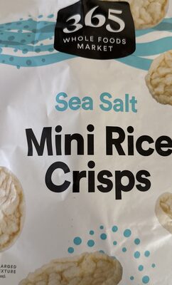 Mini Rice Crisps Sea Salt