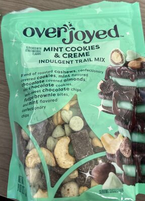 Mint cookies and crème indulgent trail mix