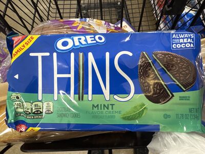 Mint oreo thin - Oreo