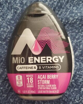 Mio Energy Caffeine & B Vitamins Acai Berry Storm
