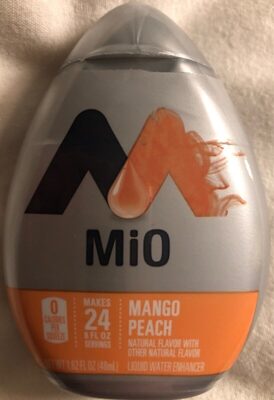 Mio, liquid water enhancer, mango peach