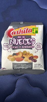 Mix de Nueces pasas y arándanos