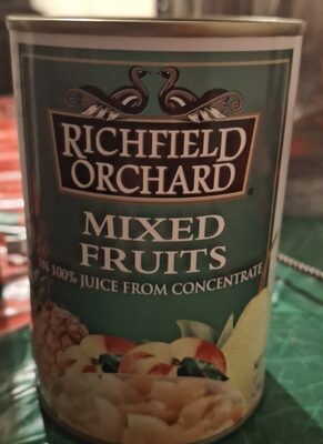 Mixed Fruits (100% Juice From Concentrate)
