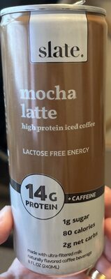 mocha latte high protein iced coffee
