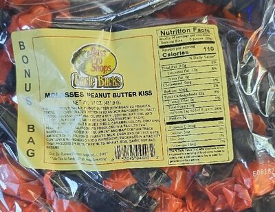 Molasses Peanut Butter Kiss