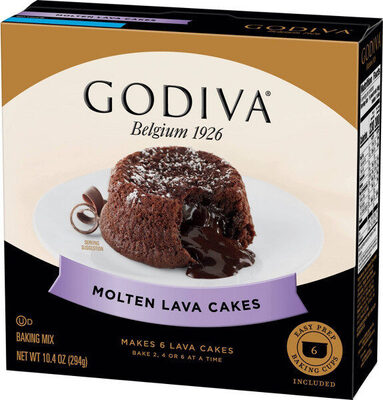 Molten lava cakes baking mix