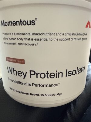 Momentous Whey Protein Isolate