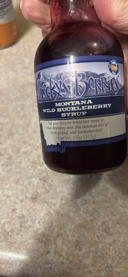 Montana Wild Huckleberry Syrup